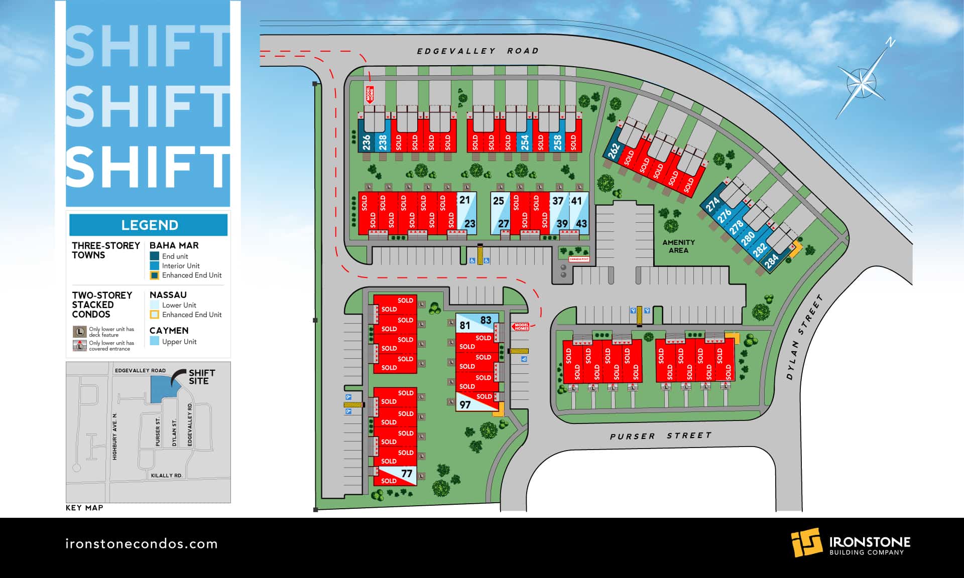 Shift Site map Edgevalley Rd