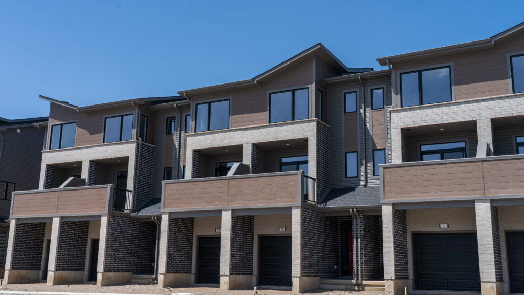 3 Storey Townhouse with sunshine coming in the windows